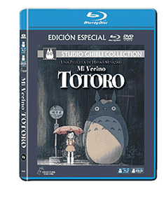 Cubierta de la Edición Especial Blu-ray+DVD de Mi vecino Totoro